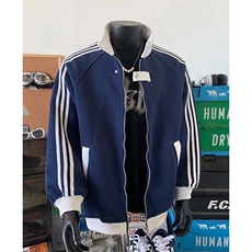 抖音得物品质秋冬美式高街重磅结构拼接织带翻领卫衣夹克外套W113，男装夹克，电商A486-1