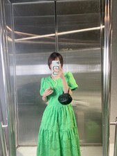 【DAVIDA】韩版设计款菱格连衣裙，女装连衣裙，DAVIDA