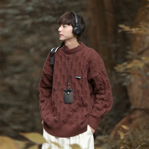 Cityboy！贴标毛衣男士加厚麻花线衣男针织衫男XH05-P60图片