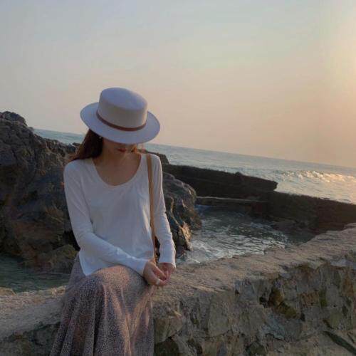 【现货】设计款下摆不对称T，女装，郭郭家