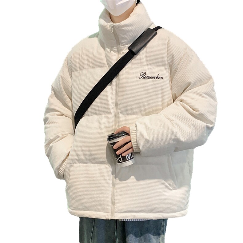 M2001-P75冬季大码宽松立领灯芯绒加厚棉衣外套深度库存,男装棉衣,星座109