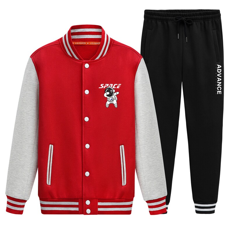 秋季新款2022棒球服运动套装卫衣开衫两件套XZ102A-4-8639-P95图片