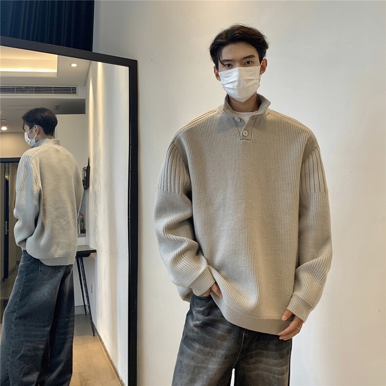 (风）秋冬新款高克重6结构织法可变高领翻领毛衣TM08-P83,男装针织衫/毛衣,星座1315