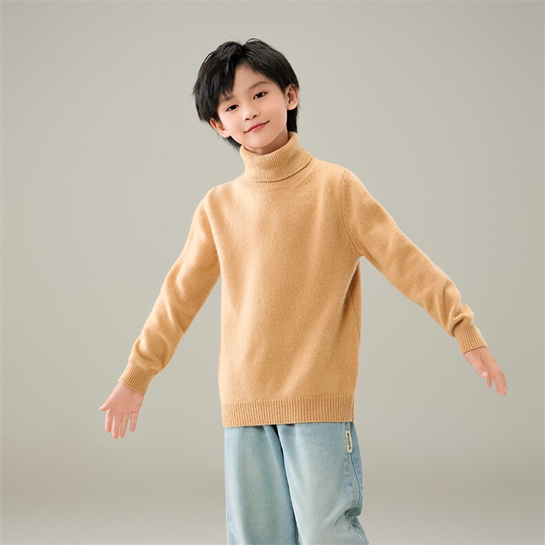 2025年新款时尚百搭通勤儿童羊毛衫男女同款，童装儿童羊毛衫，奥澜羊绒
