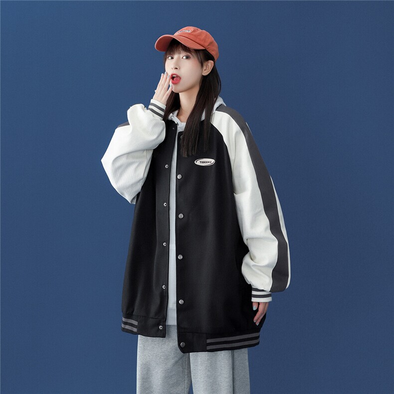25新款撞色棒球服潮流情侣字母夹克上衣外套9106/P95/138,男装夹克,星座202-3