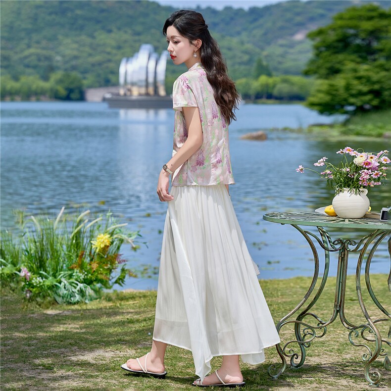 2026年夏季时尚潮流两件套女,女装套装/套裙,衣布洛