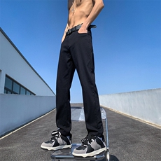 现货夏季美式高街后破洞修身弹力牛仔裤男K802-K867-P45，男装牛仔裤，星座205