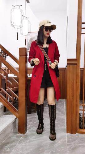 2021秋装风衣，女装风衣，艾菲尔服饰