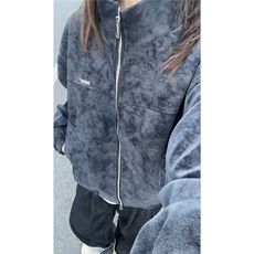 特批50数据款飞行夹克双拉链小标设计感教练翻领PU皮外套JK3050，男装夹克，电商A128