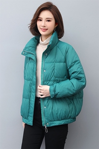 2022新款冬季保暖羽绒服女短款修身显瘦时尚外套图片