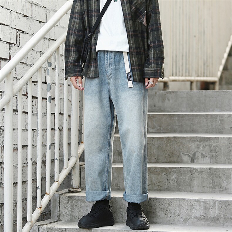 潮牌高端牛仔裤男2024年新款时尚休闲夏季薄款A161-2-C120-P45,男装牛仔裤,电商A161-2