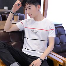 家乐2004夏装t恤男袖短韩版男士圆领夏季休闲潮流时尚打底衫，男装T恤，电商D310（原电商305）