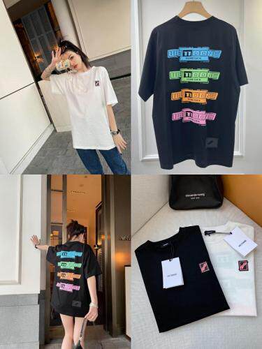 韩版、刷漆印花T～白色、深灰色，绿色，粉色～均码，女装，LOVELS