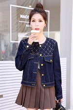 小个子设计感牛仔外套女2025秋季新款时尚高级感百搭上衣短外套，女装牛仔外套，意芙