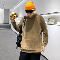 外贸现货！奥粒绒宽松连帽刺绣卫衣男港风潮牌休闲卫衣W2288P38，男装卫衣，星座914