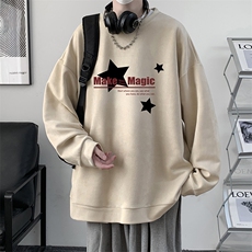 麂皮绒卫衣男大码重磅长袖t恤男JW81379-P35，男装卫衣，电商A040