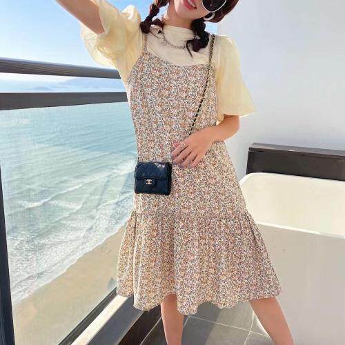 夏装新款二件套连衣裙，女装连衣裙，艾丽贝儿