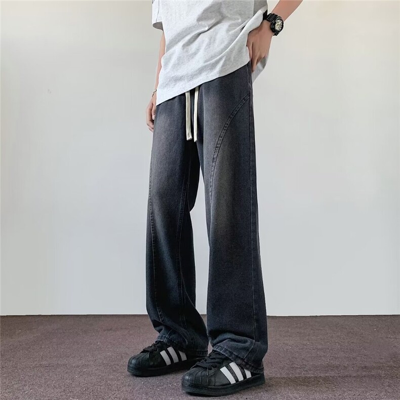 2024美式牛仔裤男款直筒长裤潮N8224P42,男装牛仔裤,星座1116-2