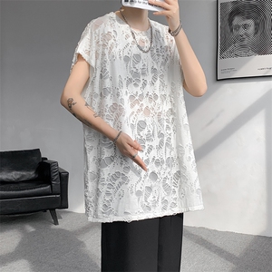 8XL-M 重磅！特大码短袖T恤背心男宽松休闲百搭 篮球服DX318P28图片