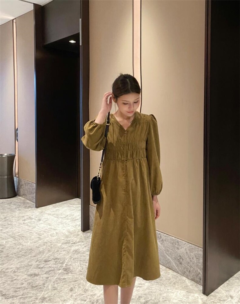 秋季连衣裙，女装连衣裙，美巾涵