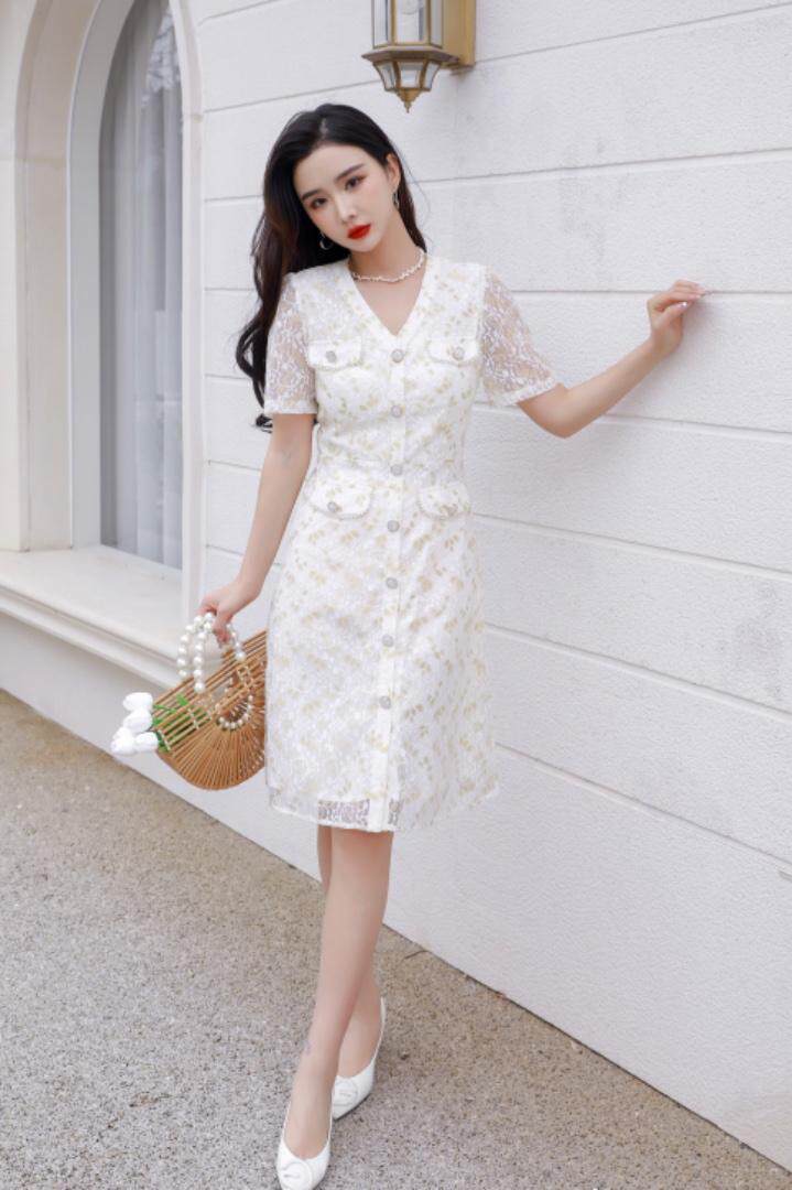 2023夏装连衣裙，女装连衣裙，贻思茗