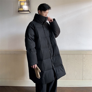 棉衣男冬季加厚潮流中长款棉服男棉袄情侣外套 A071-289-P135图片