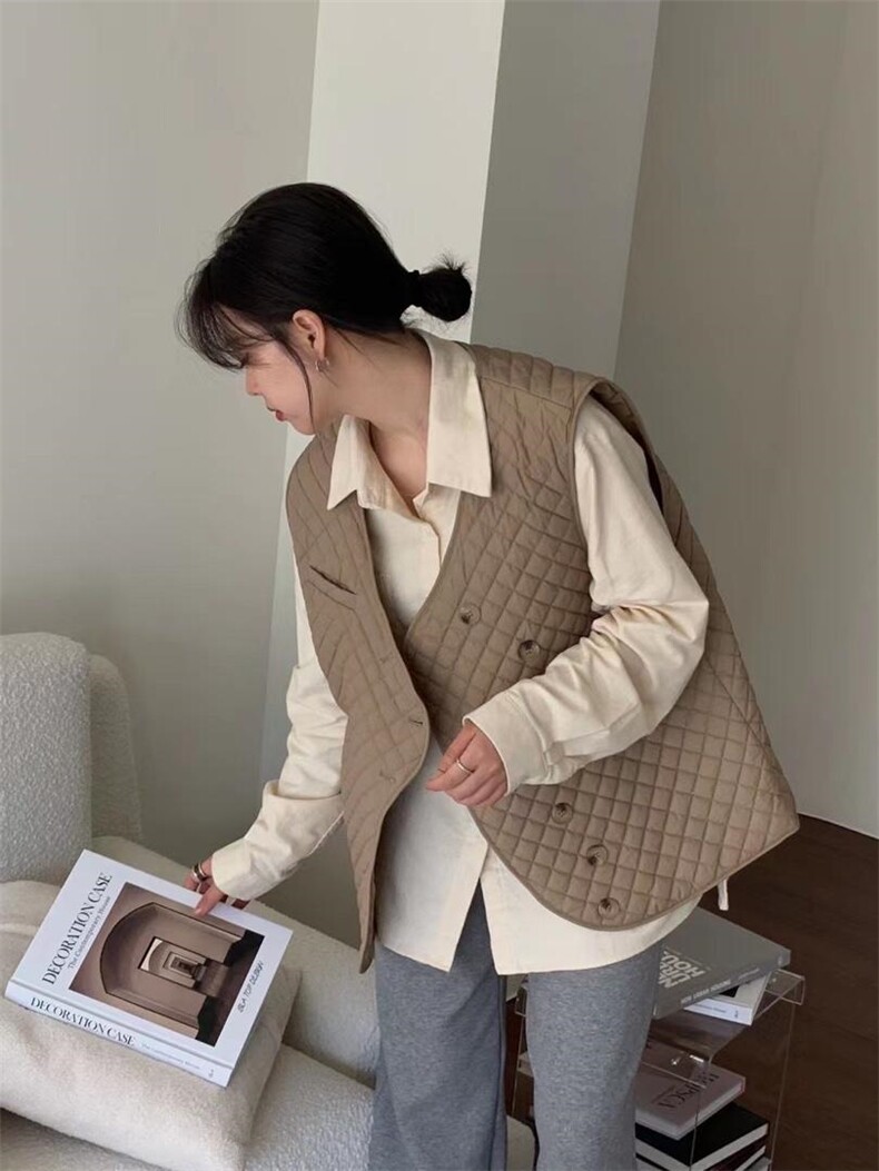 压格马甲，女装马甲，卡薇尔