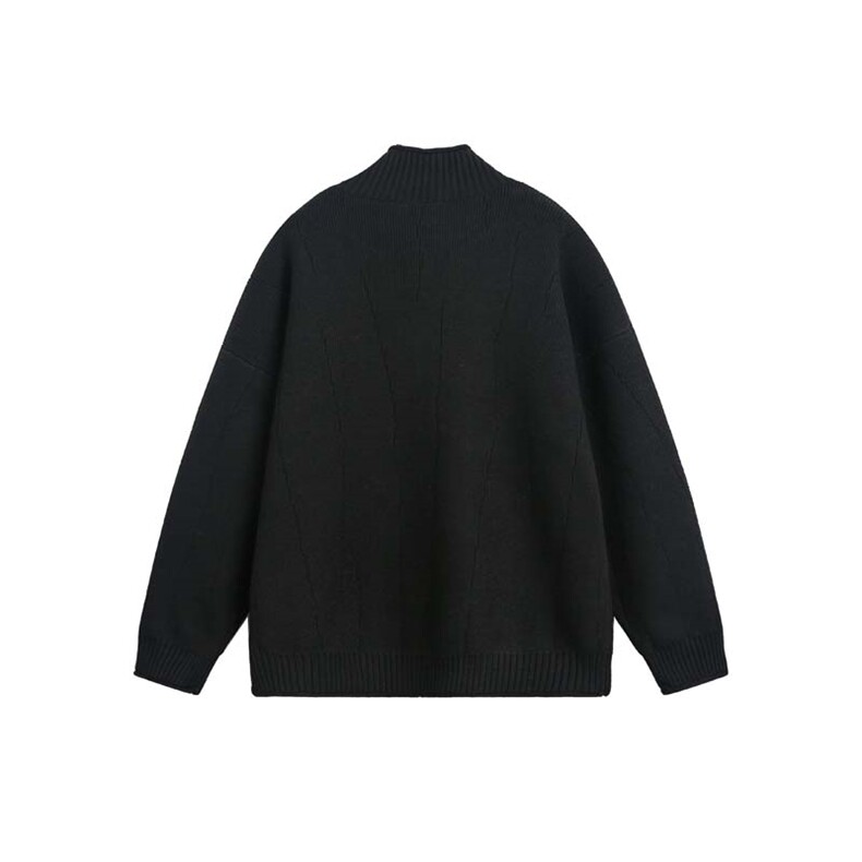 M2621P65控108秋冬立领拉链慵懒开衫毛衣外套男,男装针织衫/毛衣,电商B205