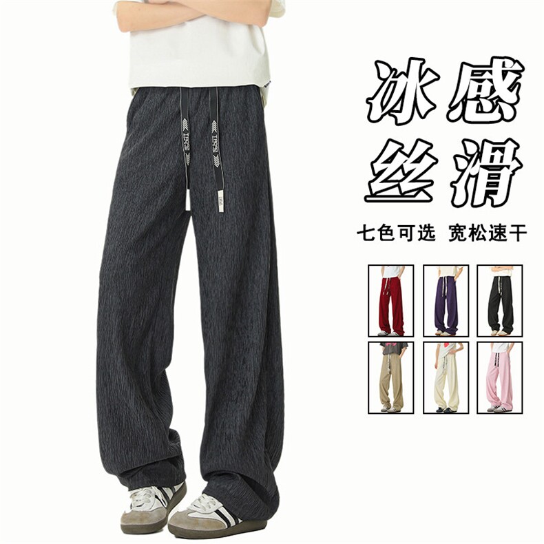 抖音得物休闲裤时尚卫裤潮夏季高街美式长裤25XK67025特批35图片