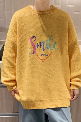 ！2023秋冬新款男士加厚圆领毛衣潮流针织衫毛线M802P45限68,男装针织衫/毛衣,电商B220