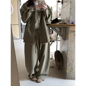 流苏牛仔外套男春秋潮牌宽松高街痞帅设计感工装夹克GAA46 P73图片