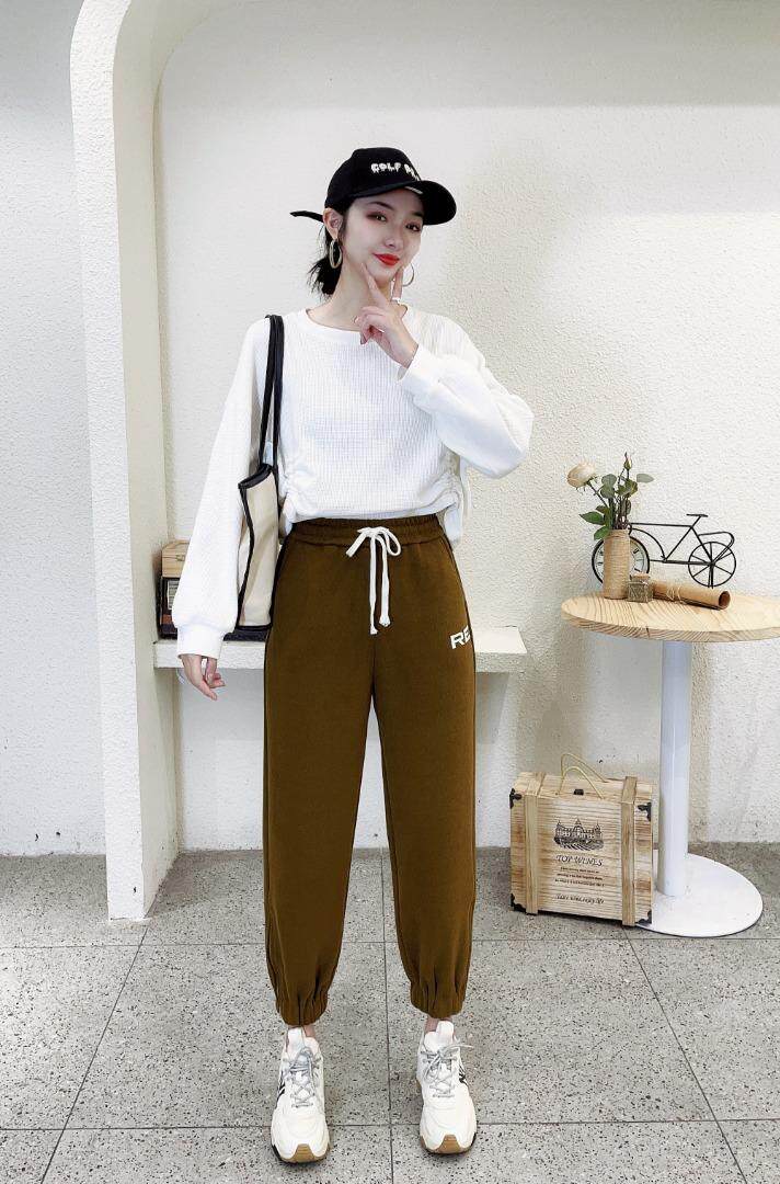 超柔亲肤加厚休闲卫裤M一XL，女装休闲裤，简 影