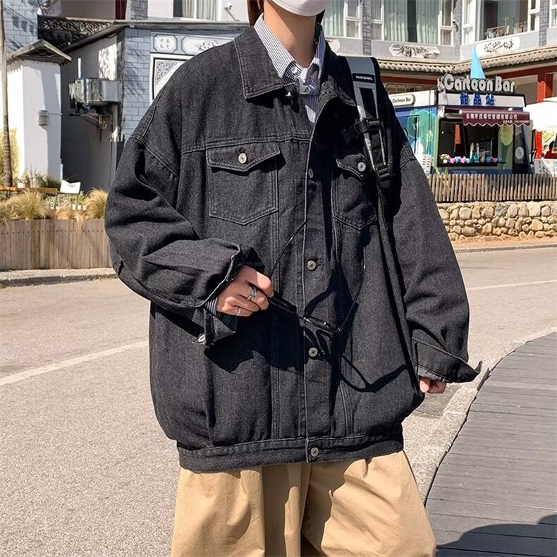 青春流行男春季夹克文艺潮外套JK522P58图片