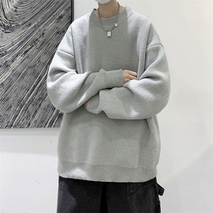 高质量！秋冬季半高领毛衣男士加绒加厚线衣男针织衫男MY00-P42图片