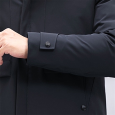 冬季新款中青年羽绒服男士鸭绒厚款中长款连帽外套KCN3055-5-P265，男装羽绒服，电商B212（原钱塘6029）