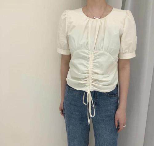 抽绳小衫，女装，EVE