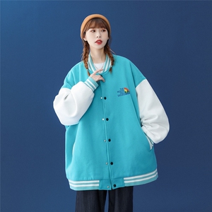 中性风 2023秋季新款港风字母印花潮牌潮流棒球服 G82 p65控78图片