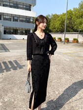 夏季上衣，半裙，女装半身裙，兰蔻儿