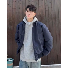 廓形飞行夹克棉服男女宽松秋冬保暖棉衣高街短款外套J622，男装夹克，星座1116A（原606A-3）