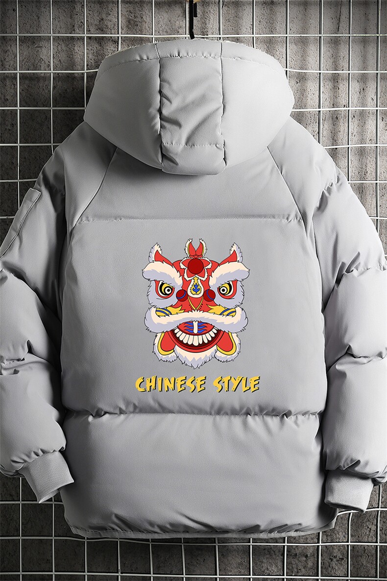 MY16185-P100加厚加绒连帽衣男大码服男面包服男网格挂拍,男装棉衣,电商A040A
