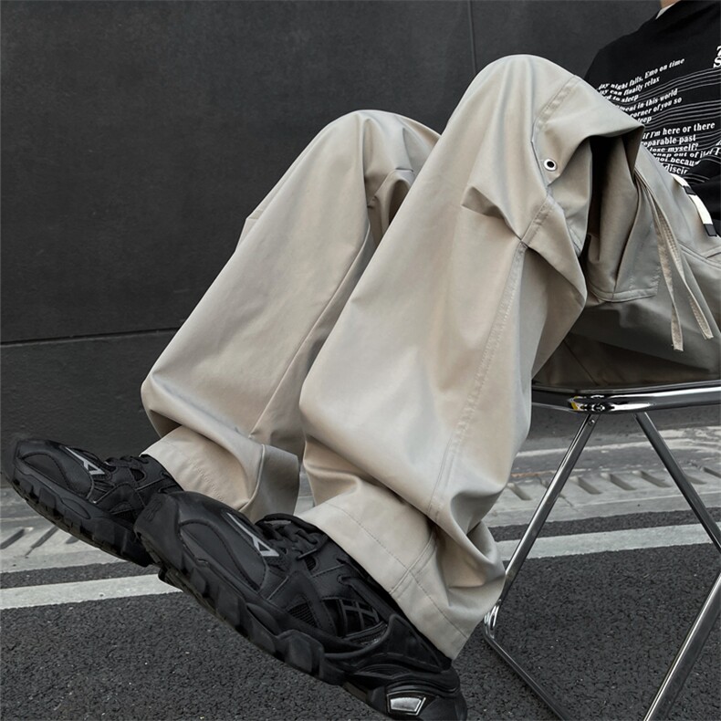 2025春季新款美式ins机能高街裤子冲锋直筒工装裤男883-P45,男装工装外套,电商C305A