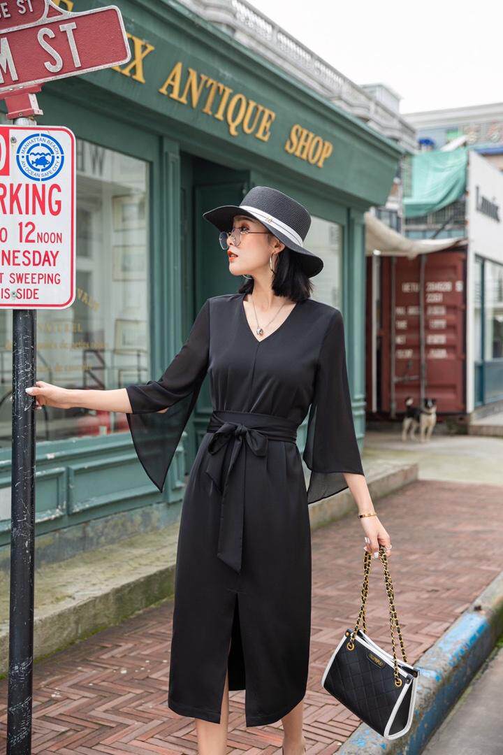 气质连衣裙，女装连衣裙，蓝芝衣秀