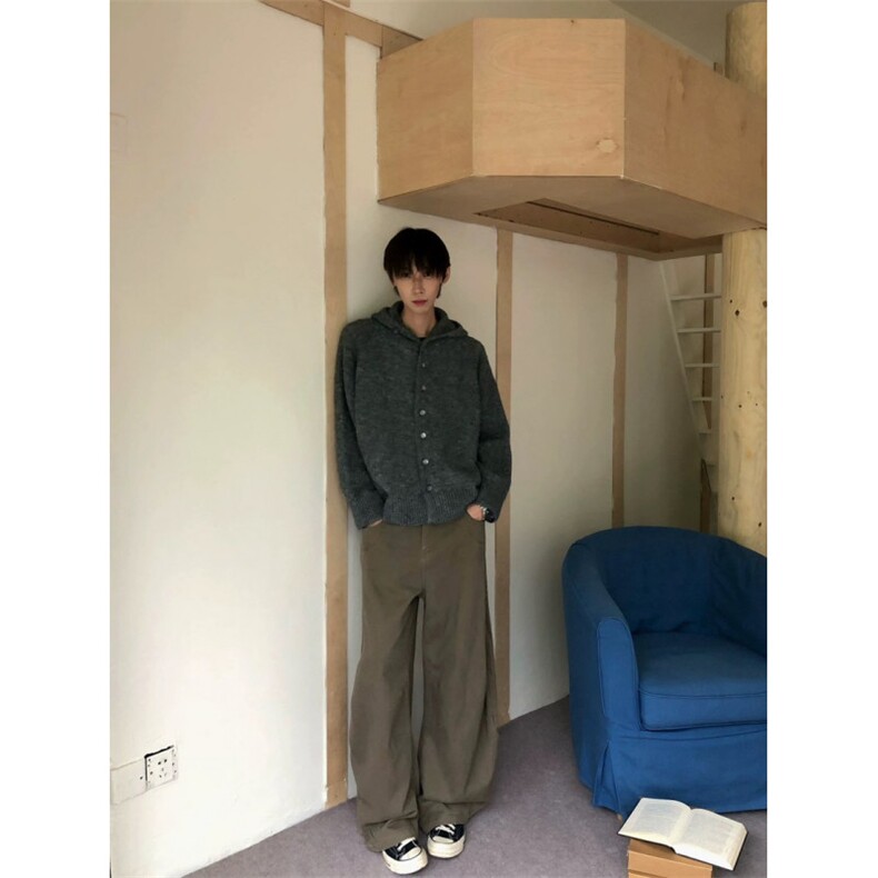 高质量北极绒美式校园开衫毛衣MY0106-特批60,男装针织衫/毛衣,星座313A(原308A-2)