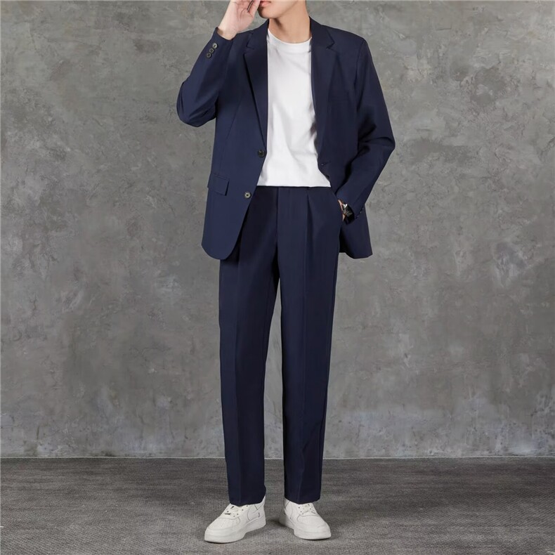 休闲西装男士外套结婚礼服春季新款潮牌西服套装男TK7270,男装西服,星座1116A-2（原606A-1）