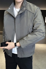 店主风夹克男立领纯色2025秋款百搭外套上衣男装B317/JK802/P105，男装夹克，电商B317