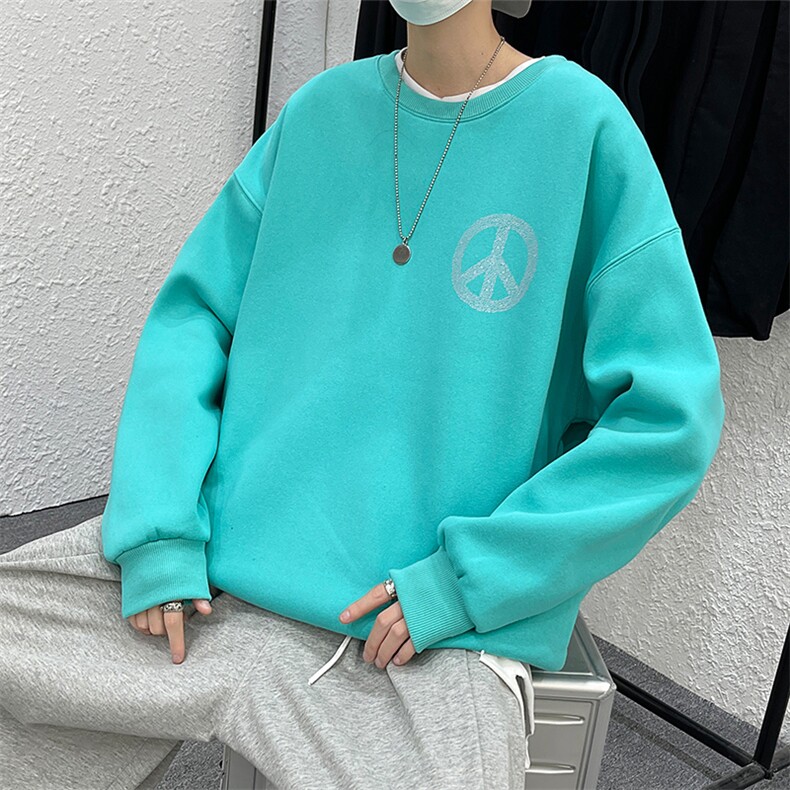 套头卫衣男秋季韩版潮流ins宽松大码胖子薄款外套WY601P43控58,女装短外套,星座517A-1