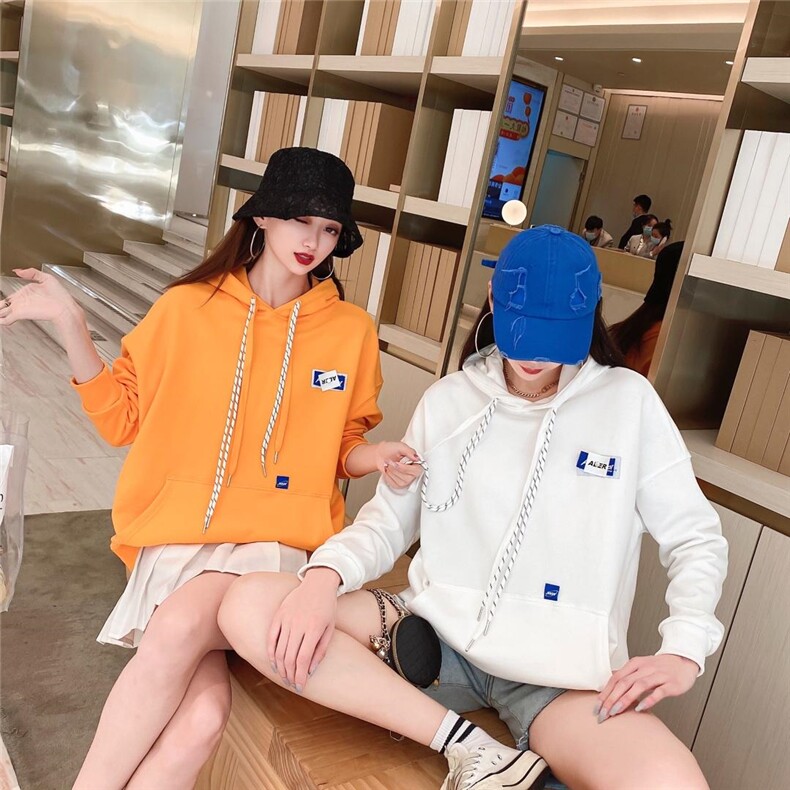 休闲戴帽卫衣，女装卫衣/绒衫，泽妤