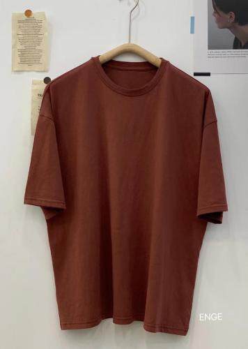 情侣款光板棉T恤，女装T恤，ENGE