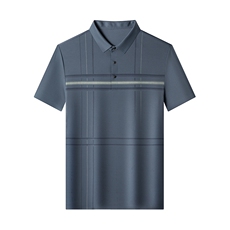 男夏季潮流翻领短袖T恤薄款休闲时尚百搭体恤男装YYT88001-P70，男装Polo衫，星座1105-3