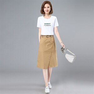 板酷2025夏季新款女裙套装2件套女装弹力面料穿着舒适不紧绷B628图片
